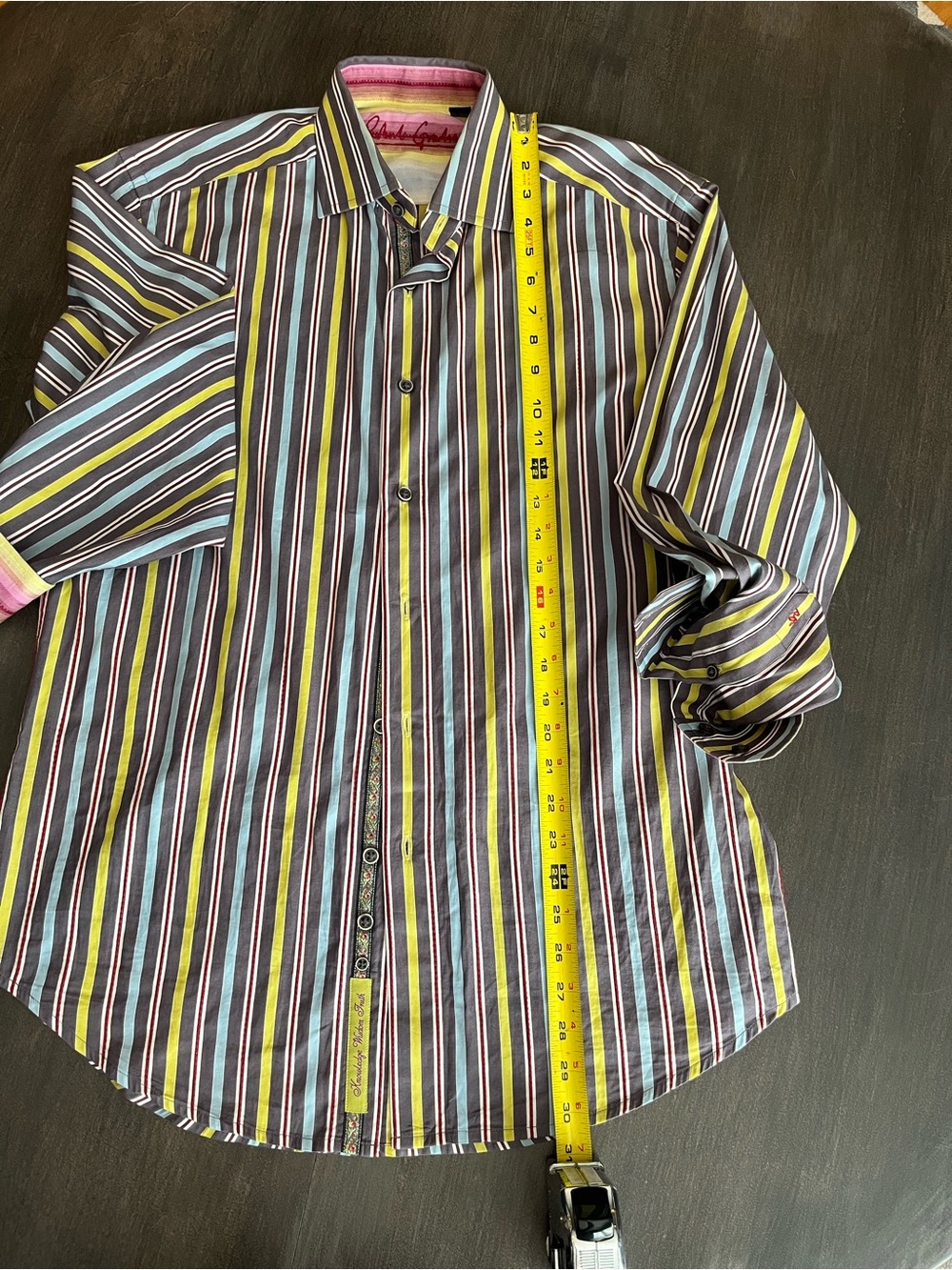 Robert Graham Multi-Stripe Button-Down Shirt - Picture 6 of 16